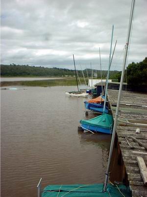 Looking to the east from the club house